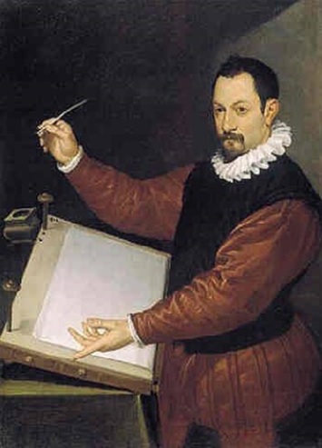 Scribe ca 1575 attributed to Bartolomeo Passarotti (1529-1592) Robilant and Voena